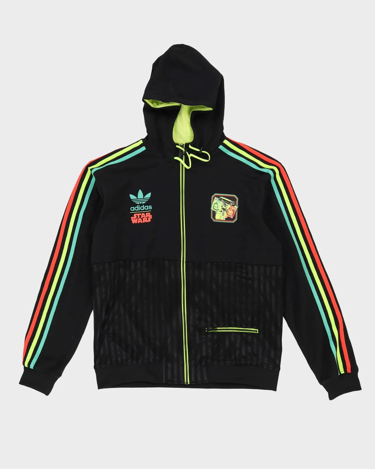 00s Adidas X Star Wars Boba Fett Black Track Jacket - L