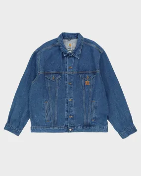 00s Carhartt Blue Denim Jacket - XXL