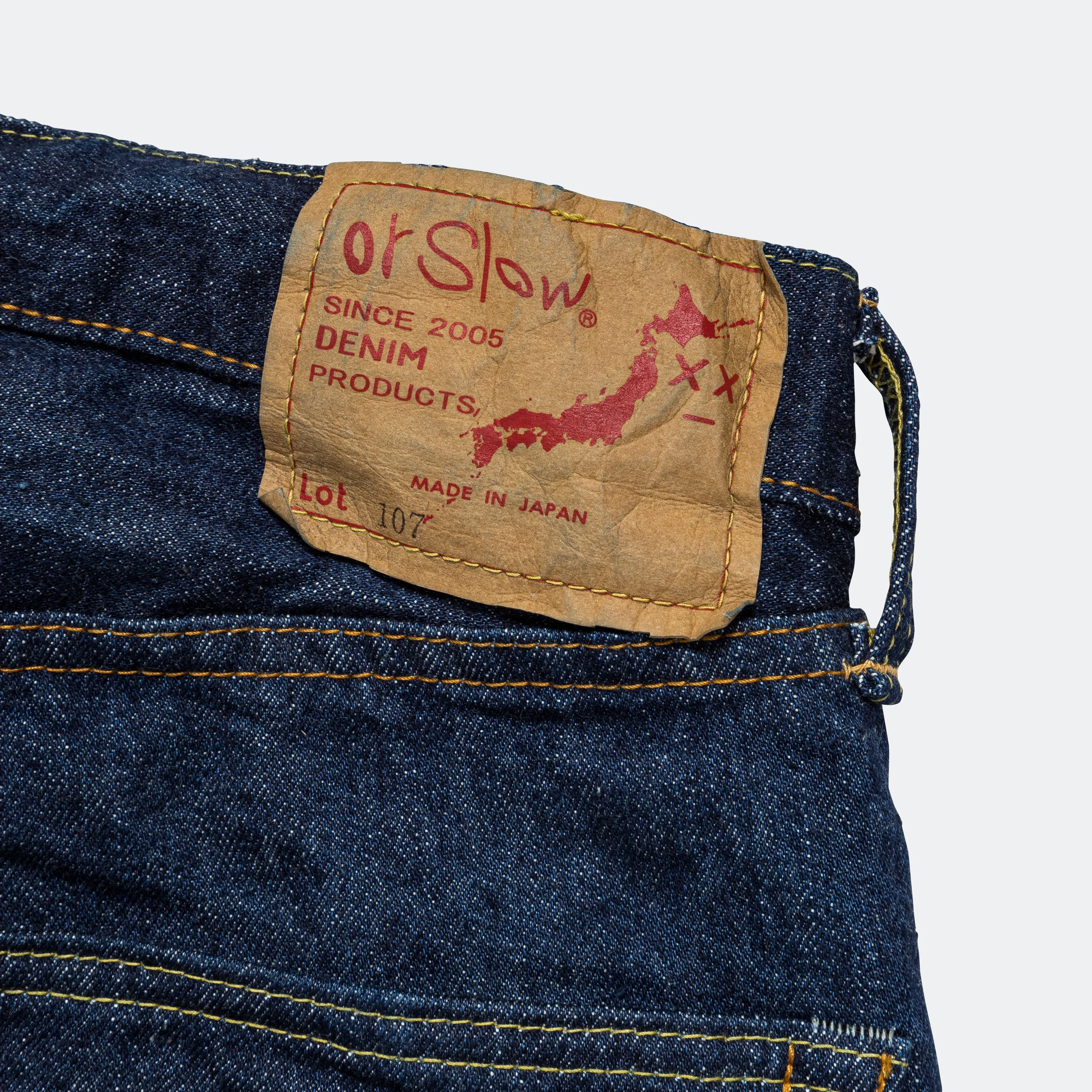 107 Ivy Fit Selvedge Denim - One Wash