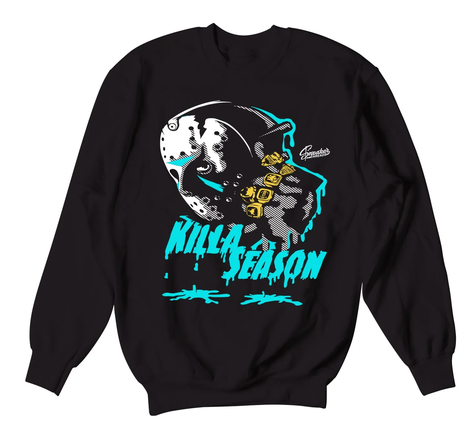 Air Max 90 Turquoise Sweater - Killa Season - Black