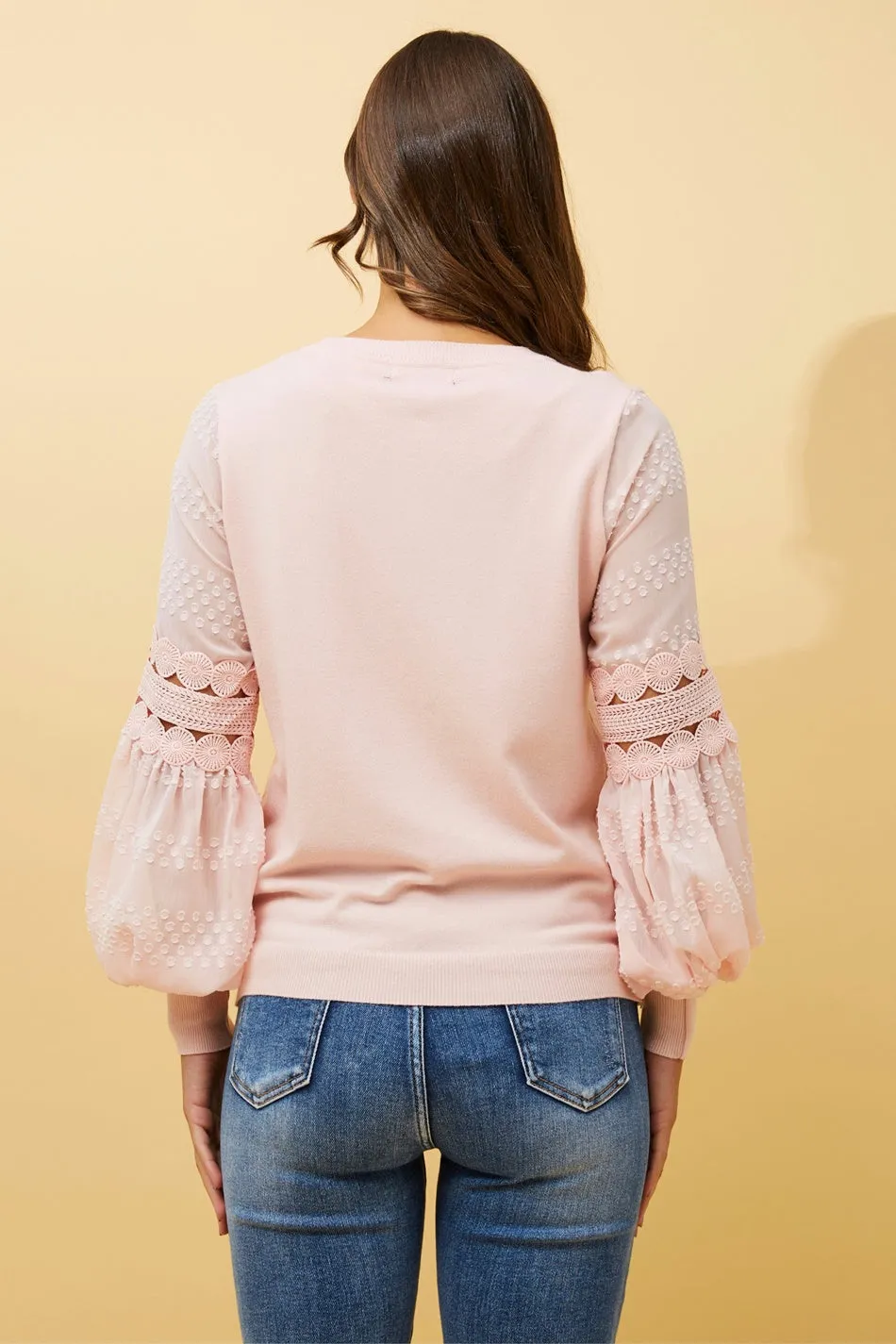 ALBANY BALLOON SLEEVE KNIT JUMPER