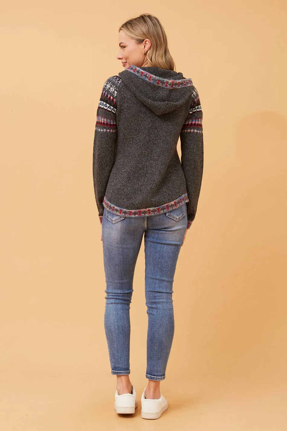 ARGEN JACQUARD PRINT KNIT JUMPER