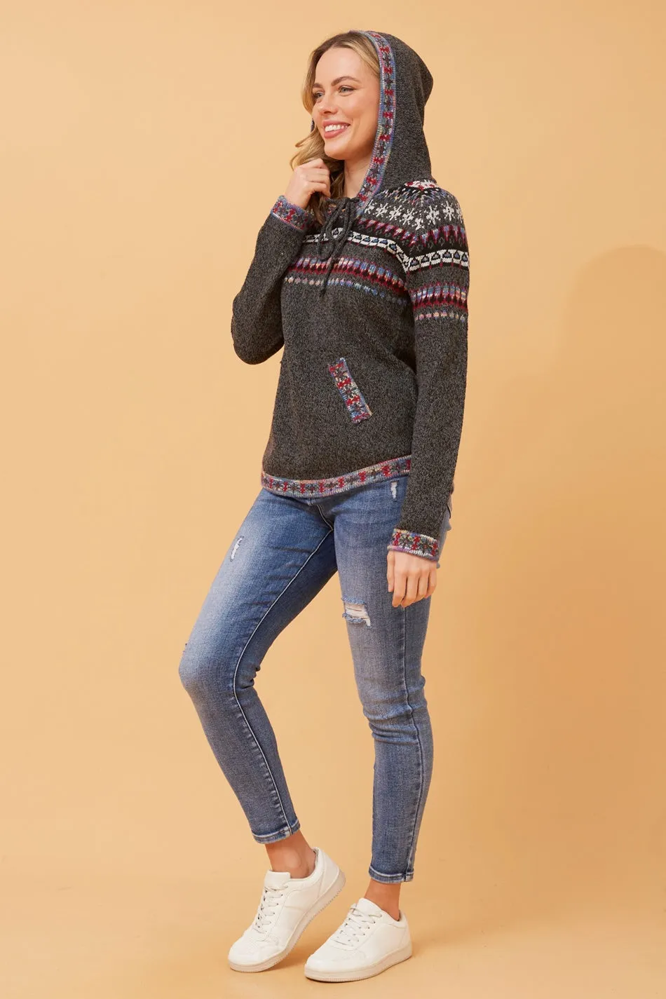 ARGEN JACQUARD PRINT KNIT JUMPER