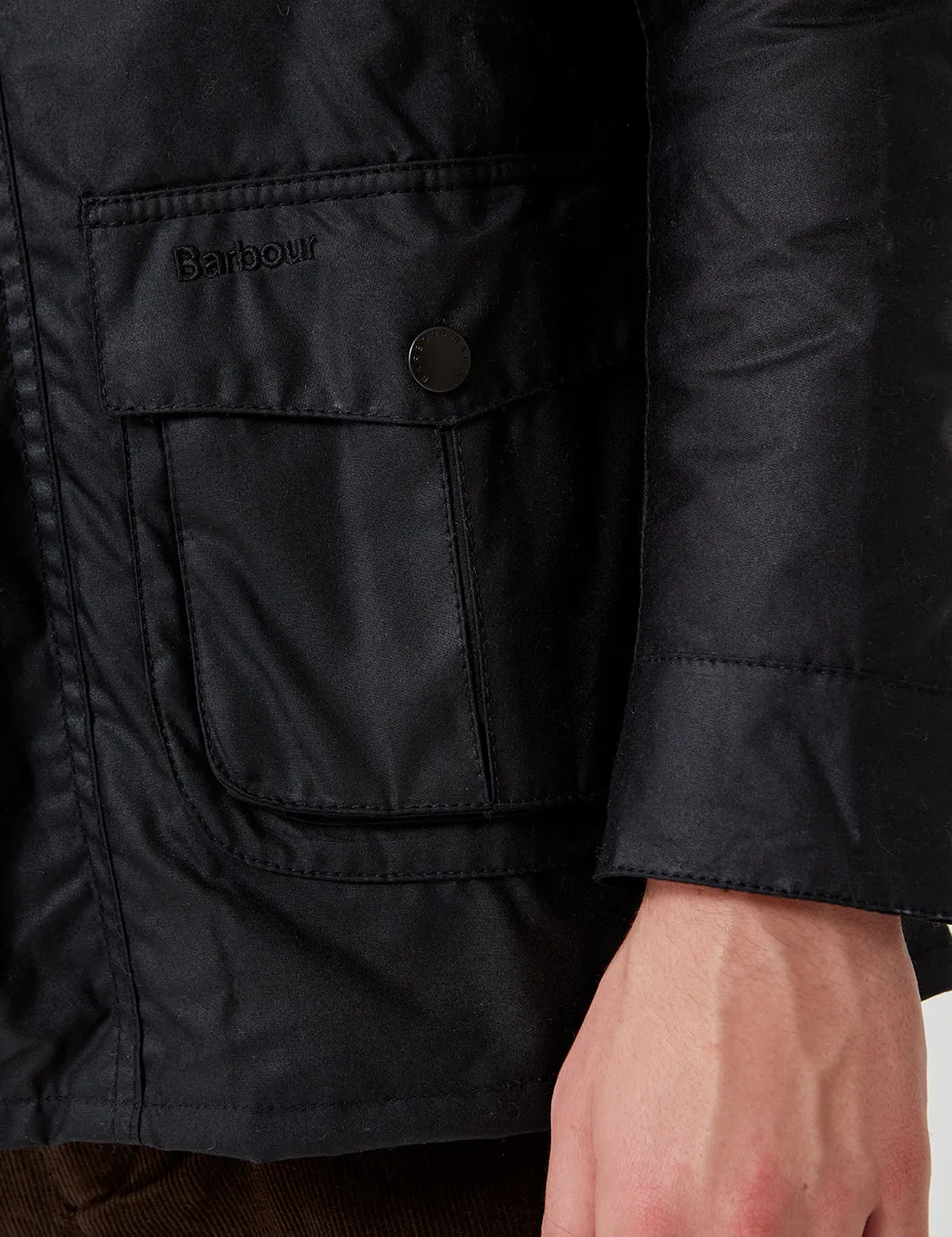 Barbour Corbridge Wax Jacket - Black