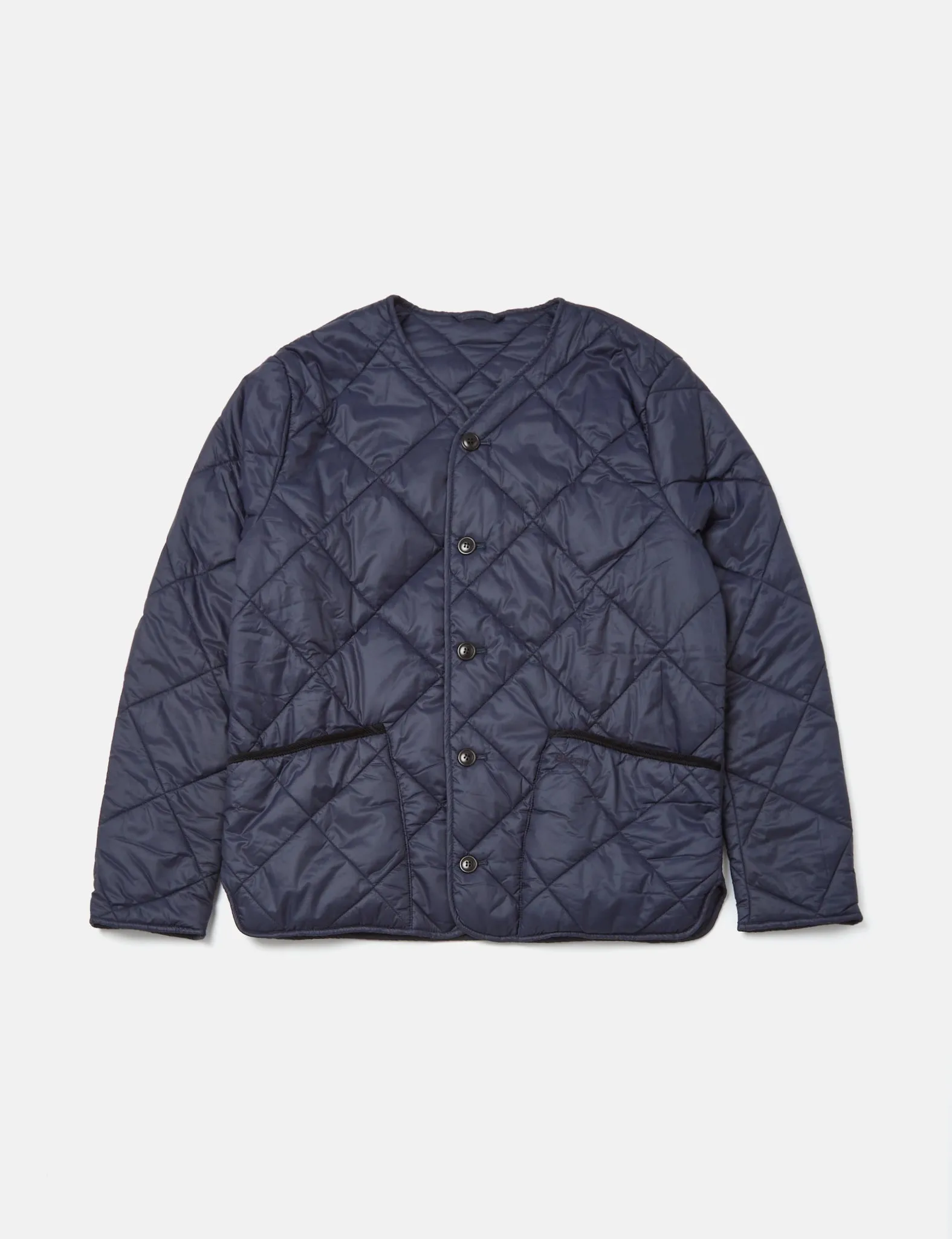 Barbour Liddesdale Cardigan Quilt Jacket - Navy Blue