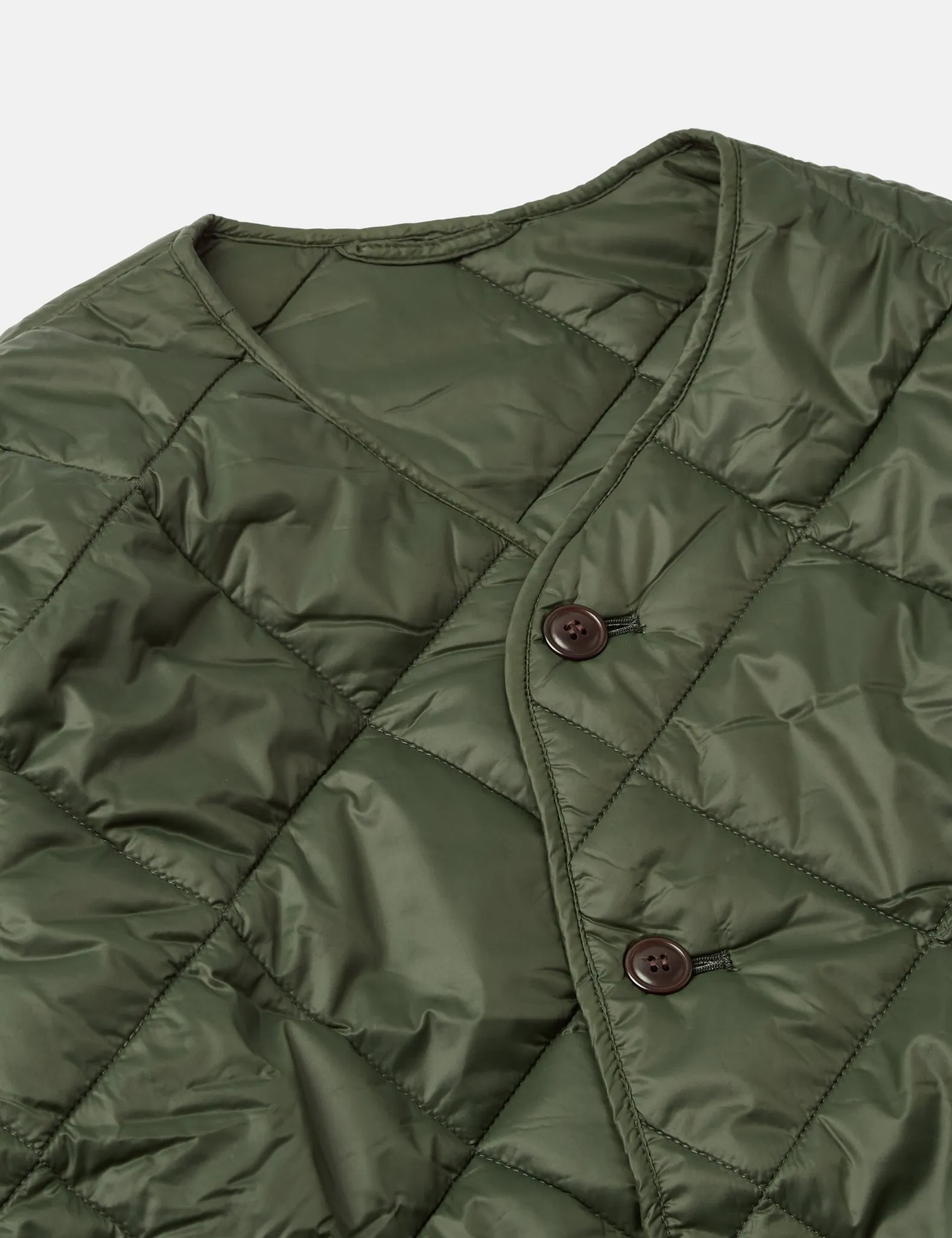 Barbour Liddesdale Cardigan Quilt Jacket - Sage Green