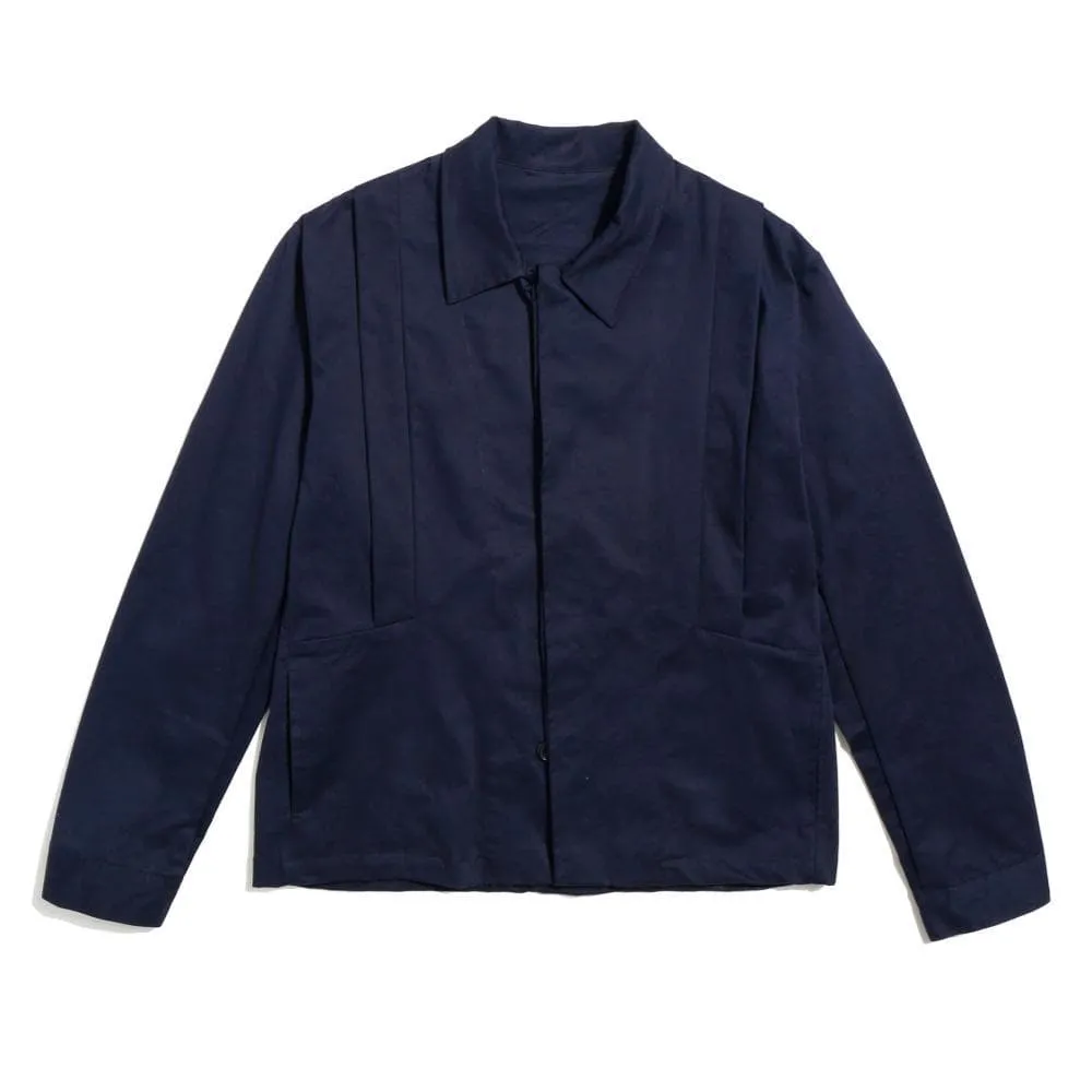 Base London Blue UTILITY JACKET -NAVY