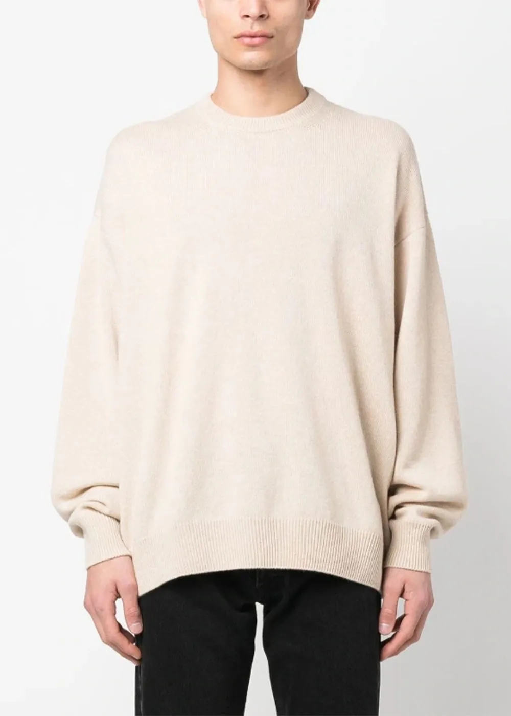 Beige Cashmere Sweater