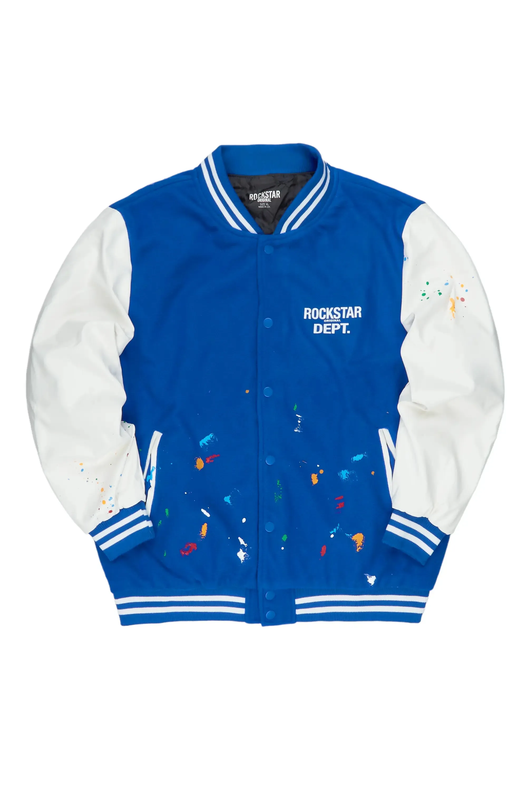 Boomer Royal/White Varsity Jacket