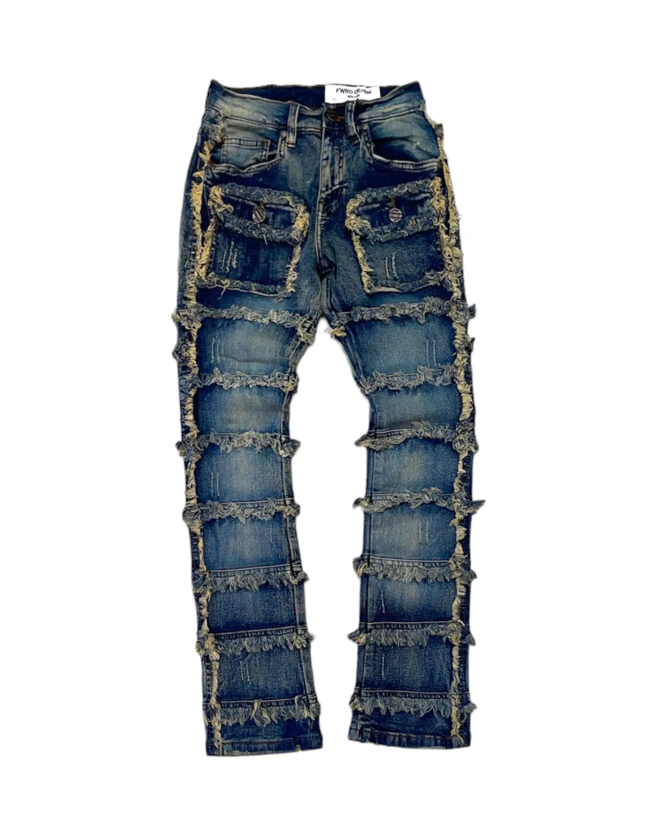 Boy’s Patchwork True Stacked Denim