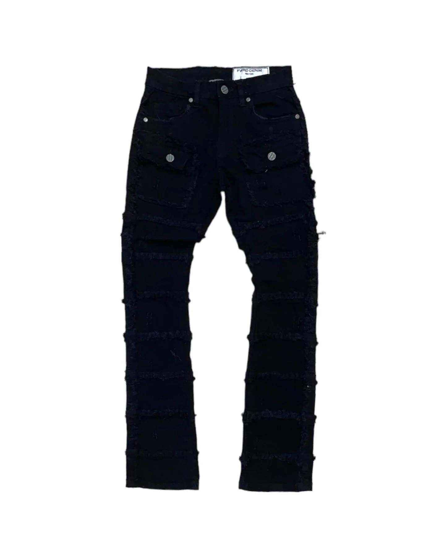 Boy’s Patchwork True Stacked Denim