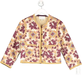 Cara Cara Multicoloured Marissa Jacket In Retro Floral Turtledove UK XS