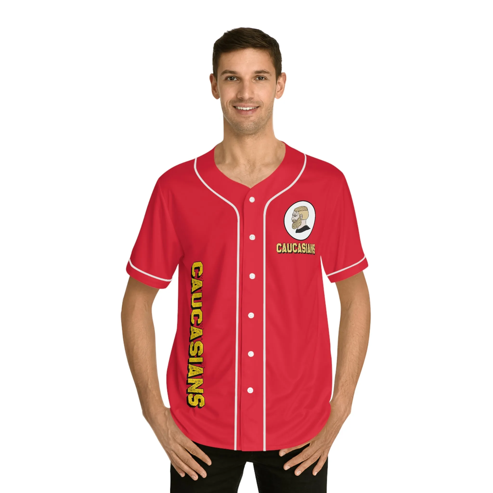 Caucasians Men's Baseball Jersey