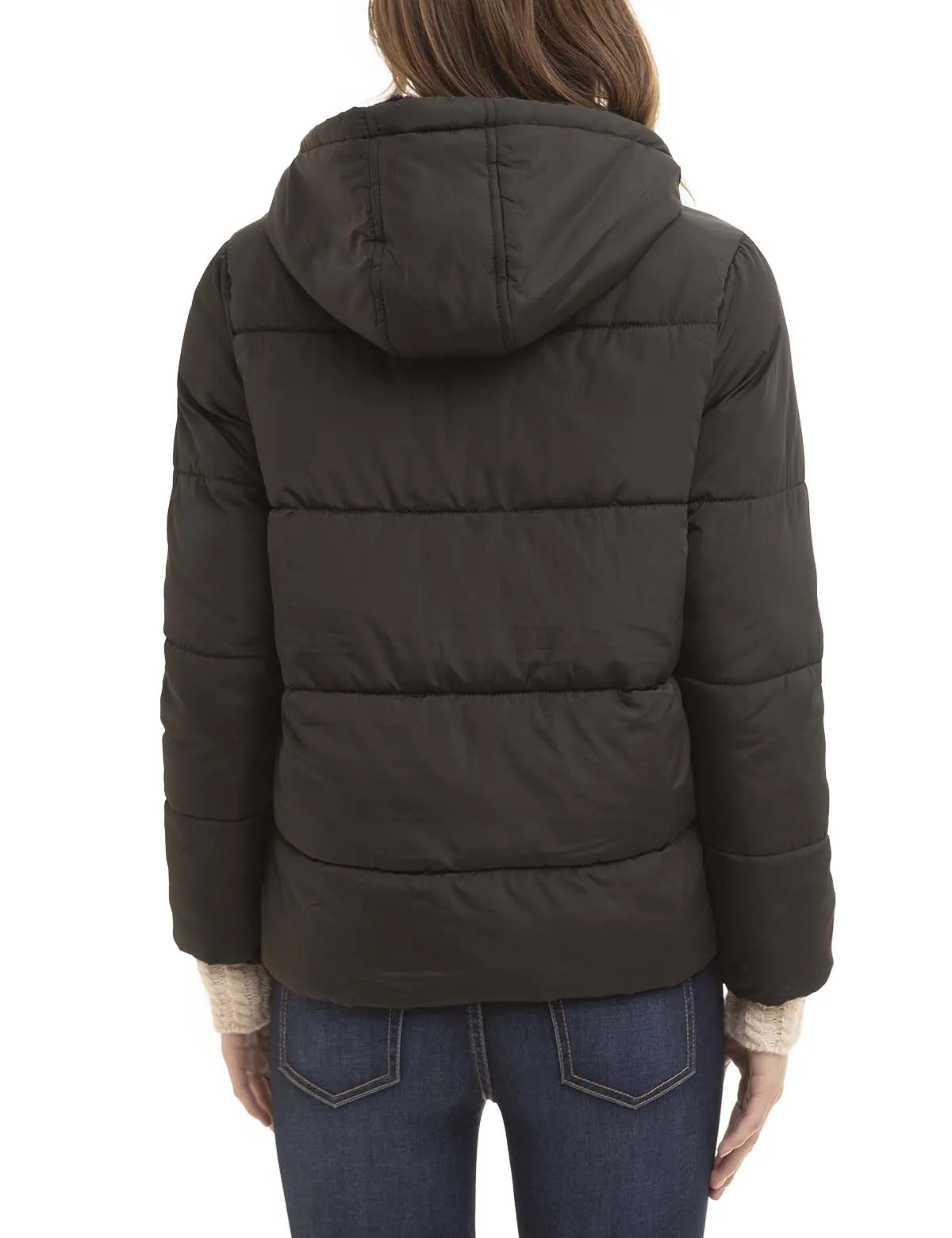 COZY PUFFER JACKET WITH PATCH POCKET