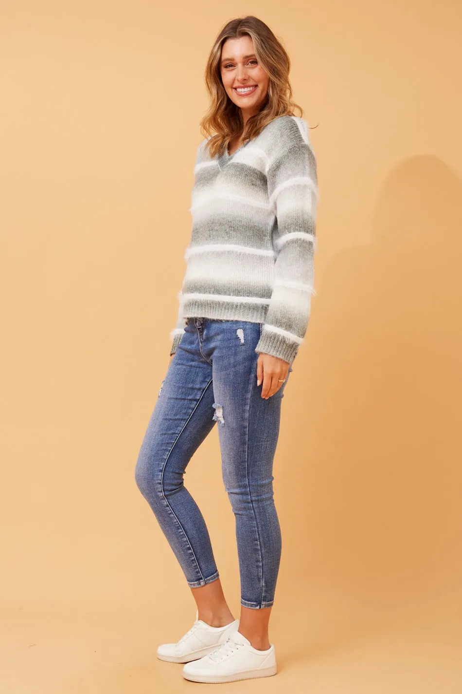 DILARA STRIPE KNIT JUMPER