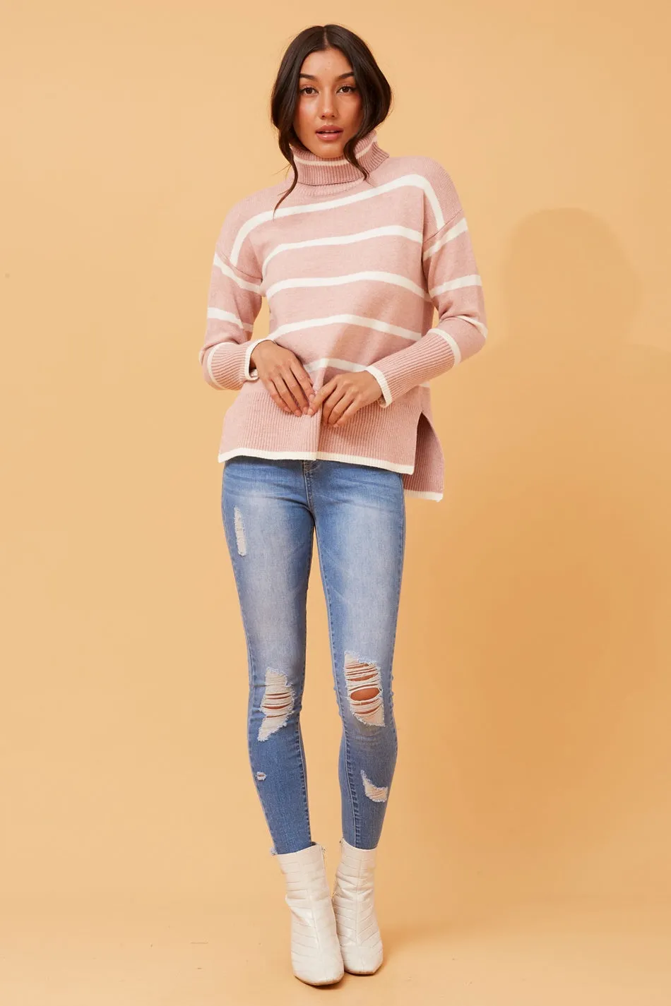 DORIS STRIPE KNIT JUMPER