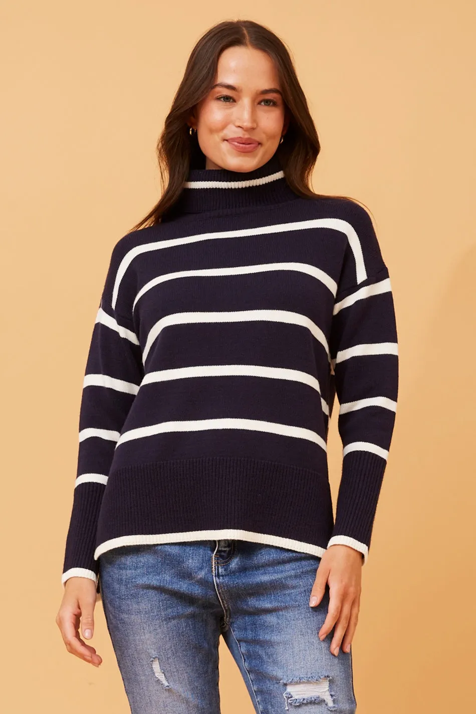 DORIS STRIPE KNIT JUMPER