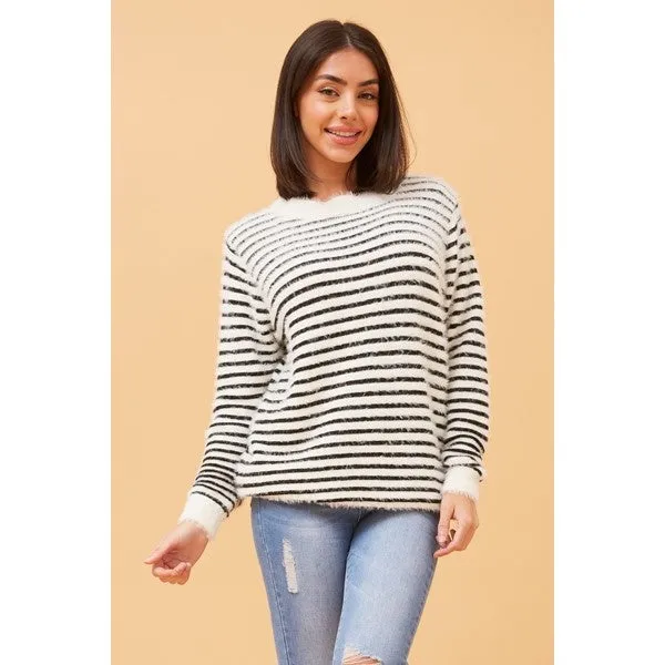 DOSIA STRIPED KNIT JUMPER