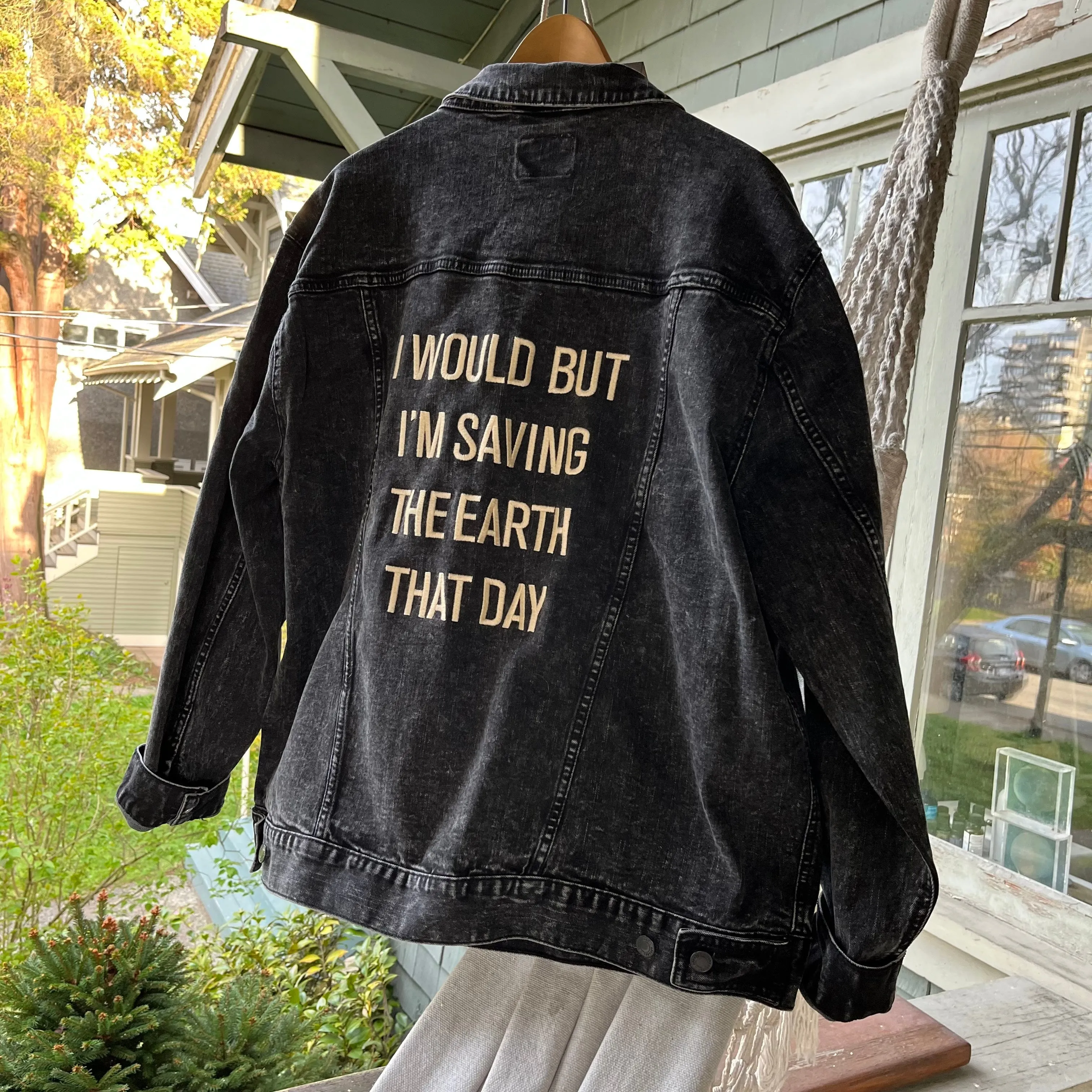 Earth Lovers Denim Jacket | Washed-Out Blue