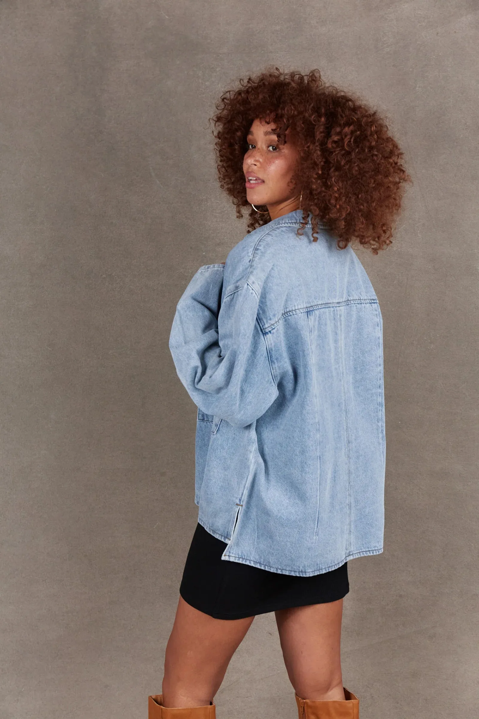 EB & IVE Meta Denim Jacket DENIM