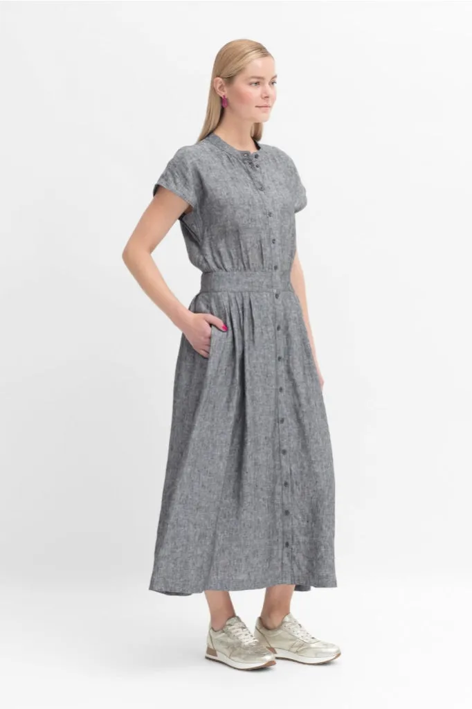 Elk The Label - Vlek Dress - Charcoal Two Tone