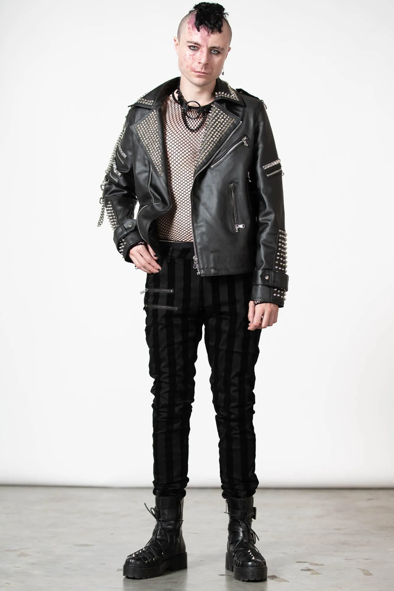 Exhume Me Leather Jacket [FAUX LEATHER] Resurrect