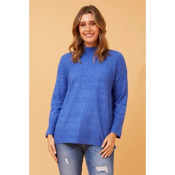 FAIZA HIGH NECK KNIT JUMPER