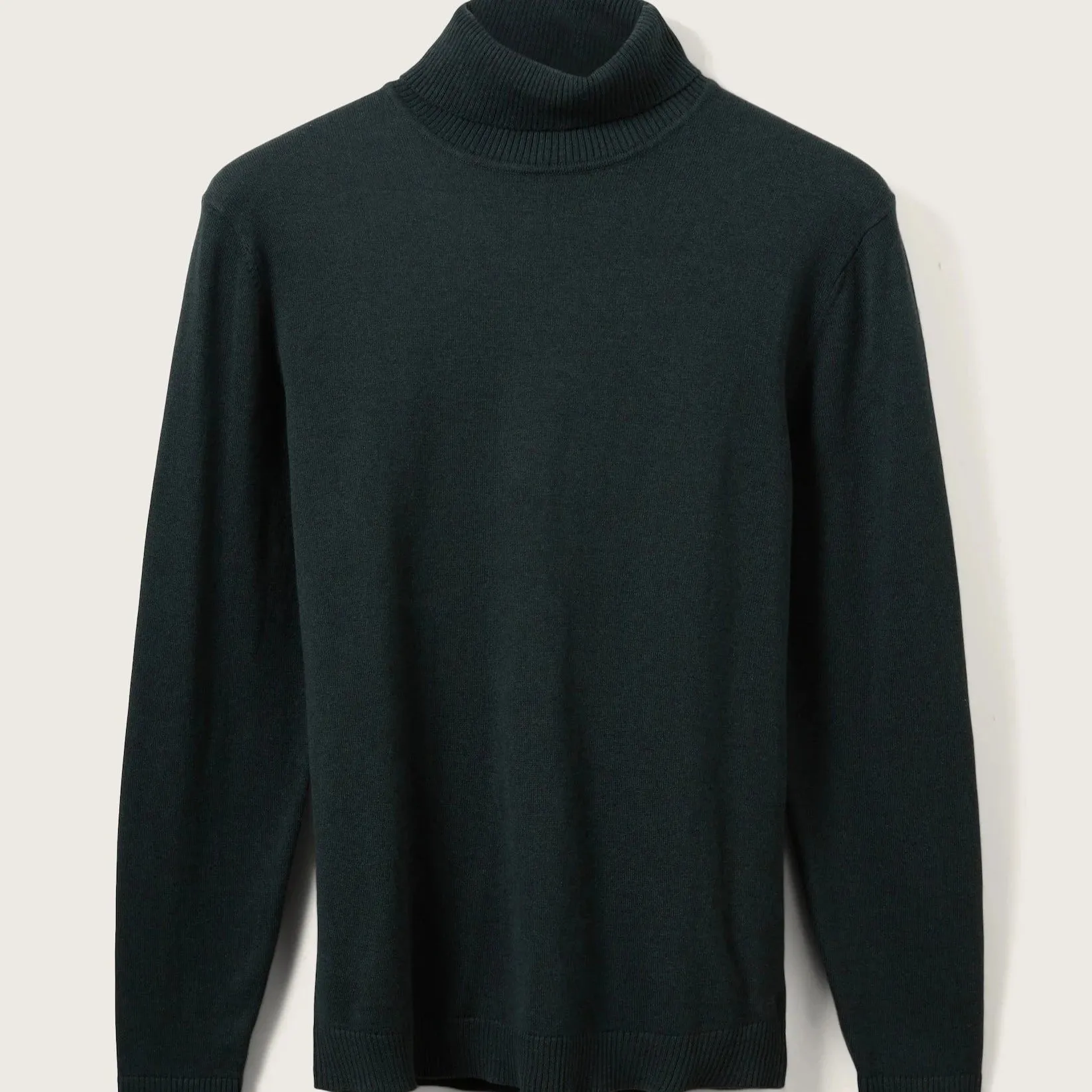 Fine Knitted Turtleneck (Pine)