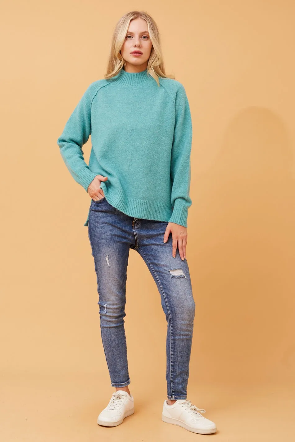 GRETCHEN SOLID KNIT JUMPER