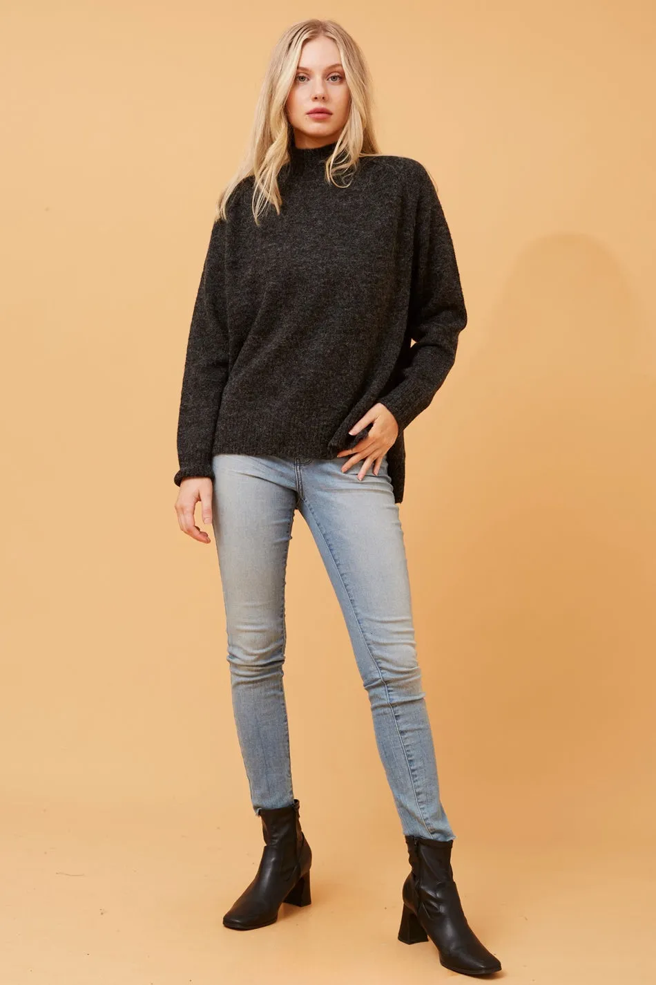 GRETCHEN SOLID KNIT JUMPER