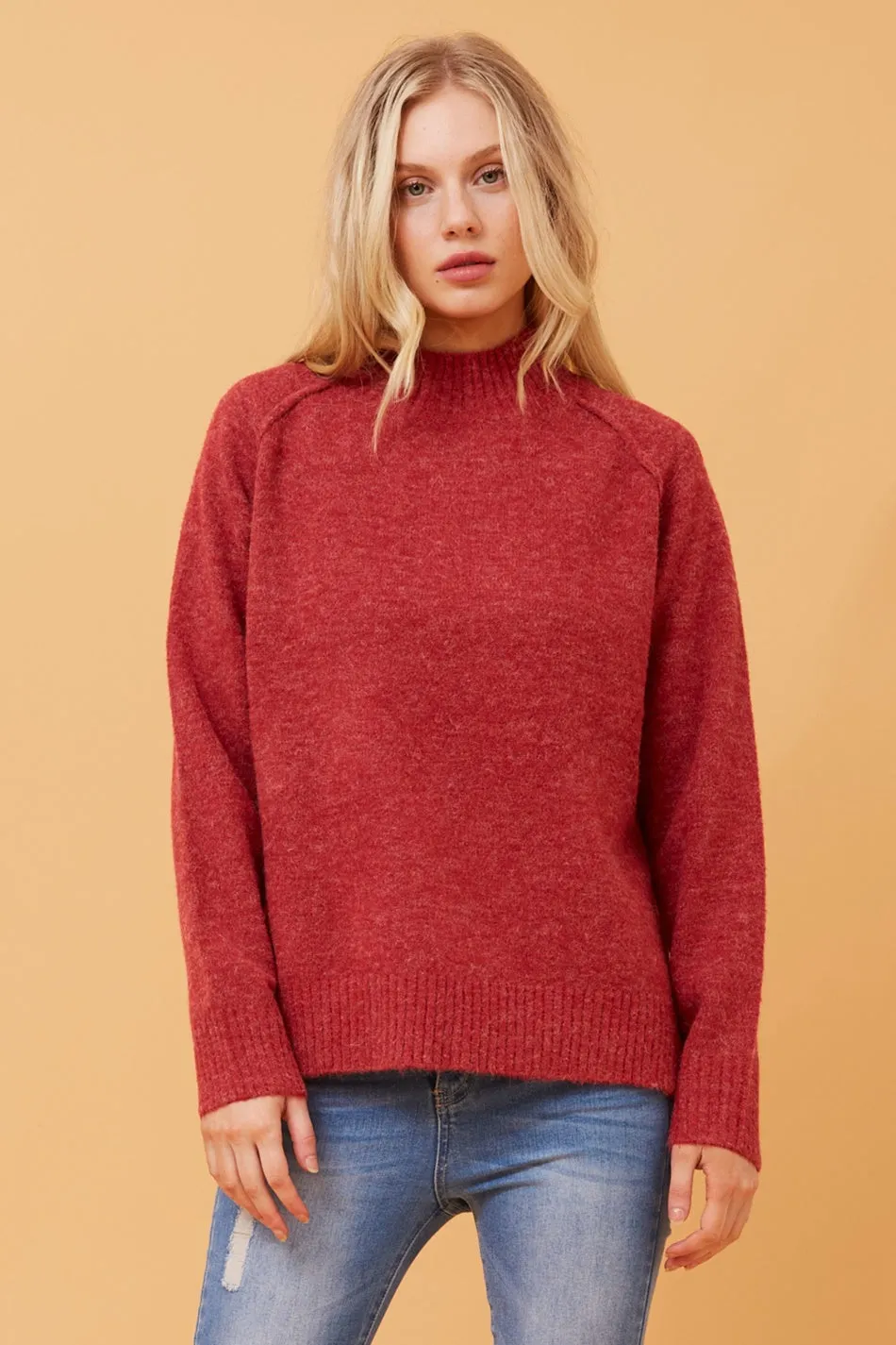 GRETCHEN SOLID KNIT JUMPER