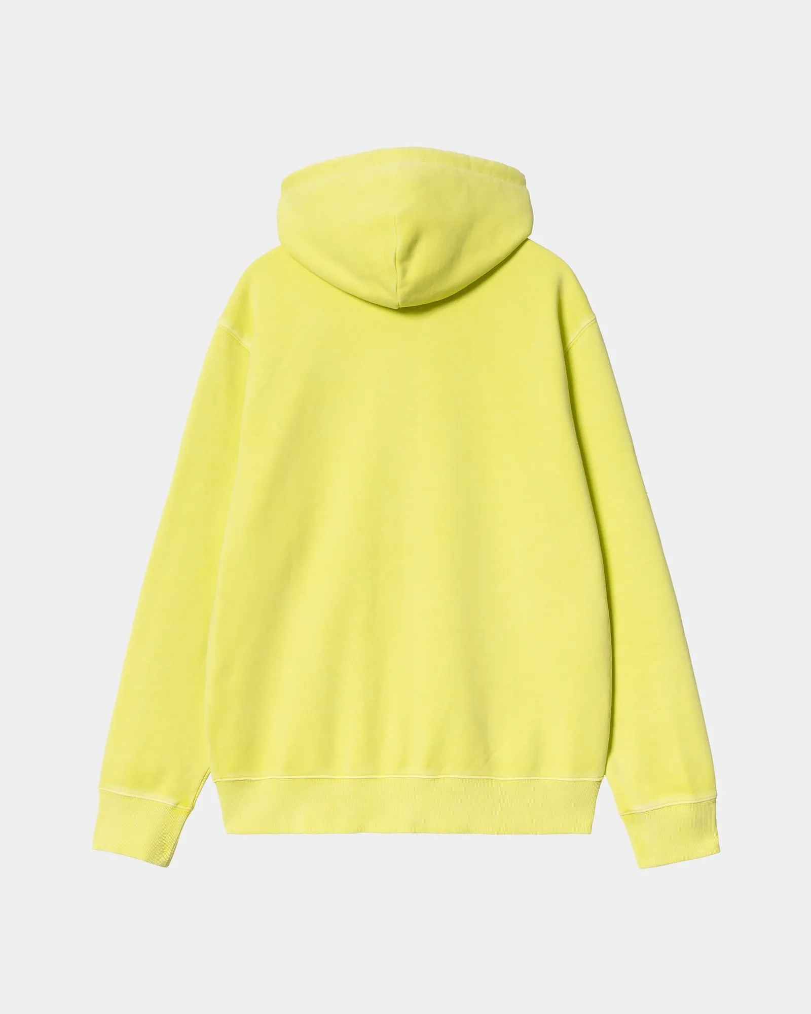 Hooded Duster Script Jacket | Arctic Lime