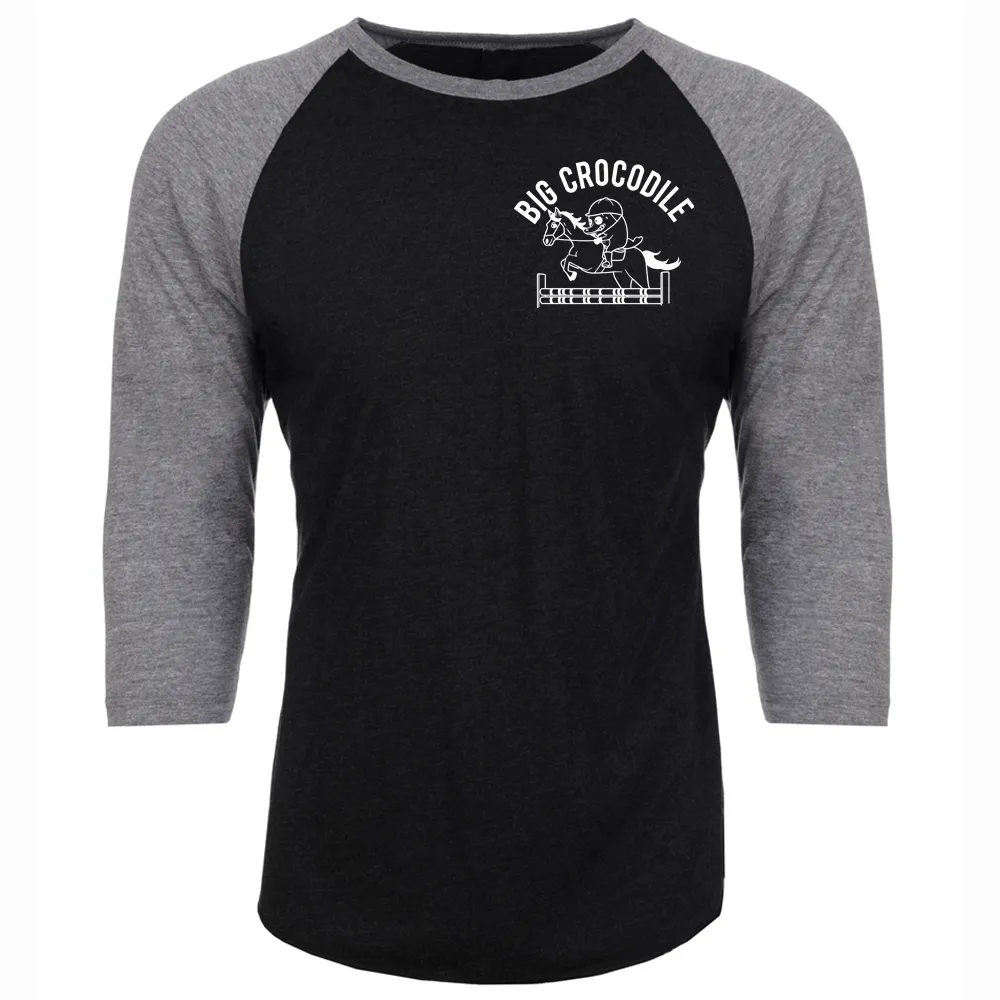 Horse Rider Baseball Top