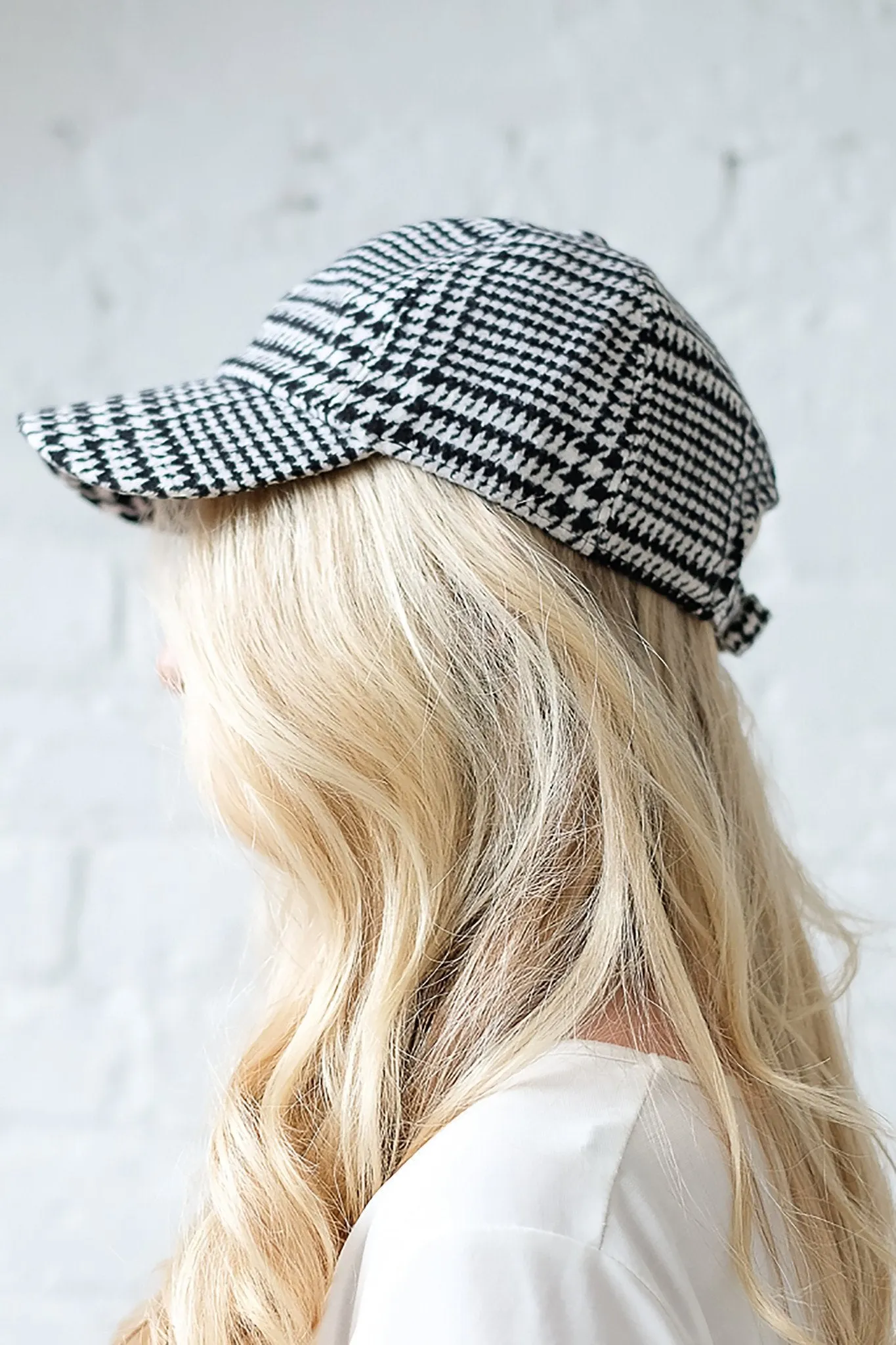 Houndstooth Baseball Cap