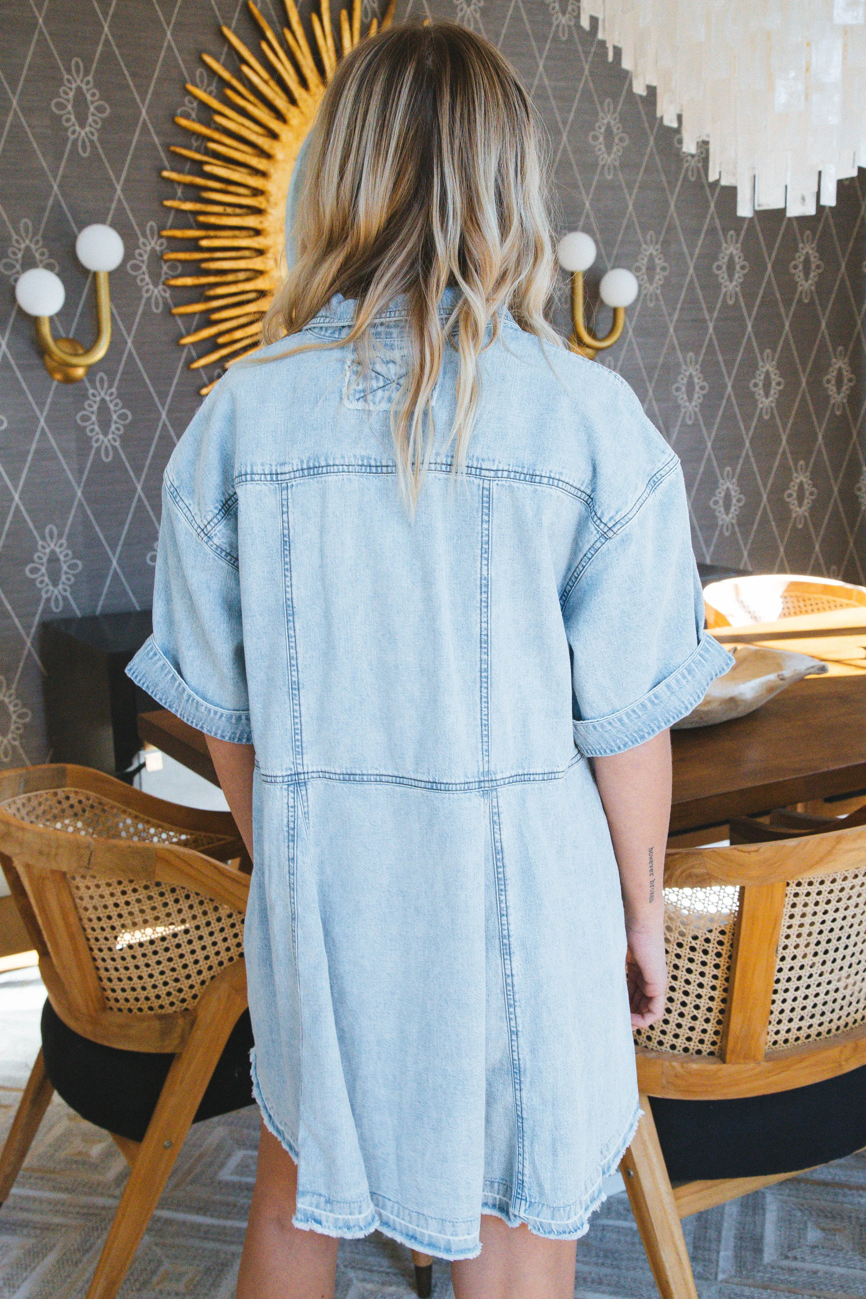 Jenny Denim Tunic, Light Indigo | Free People