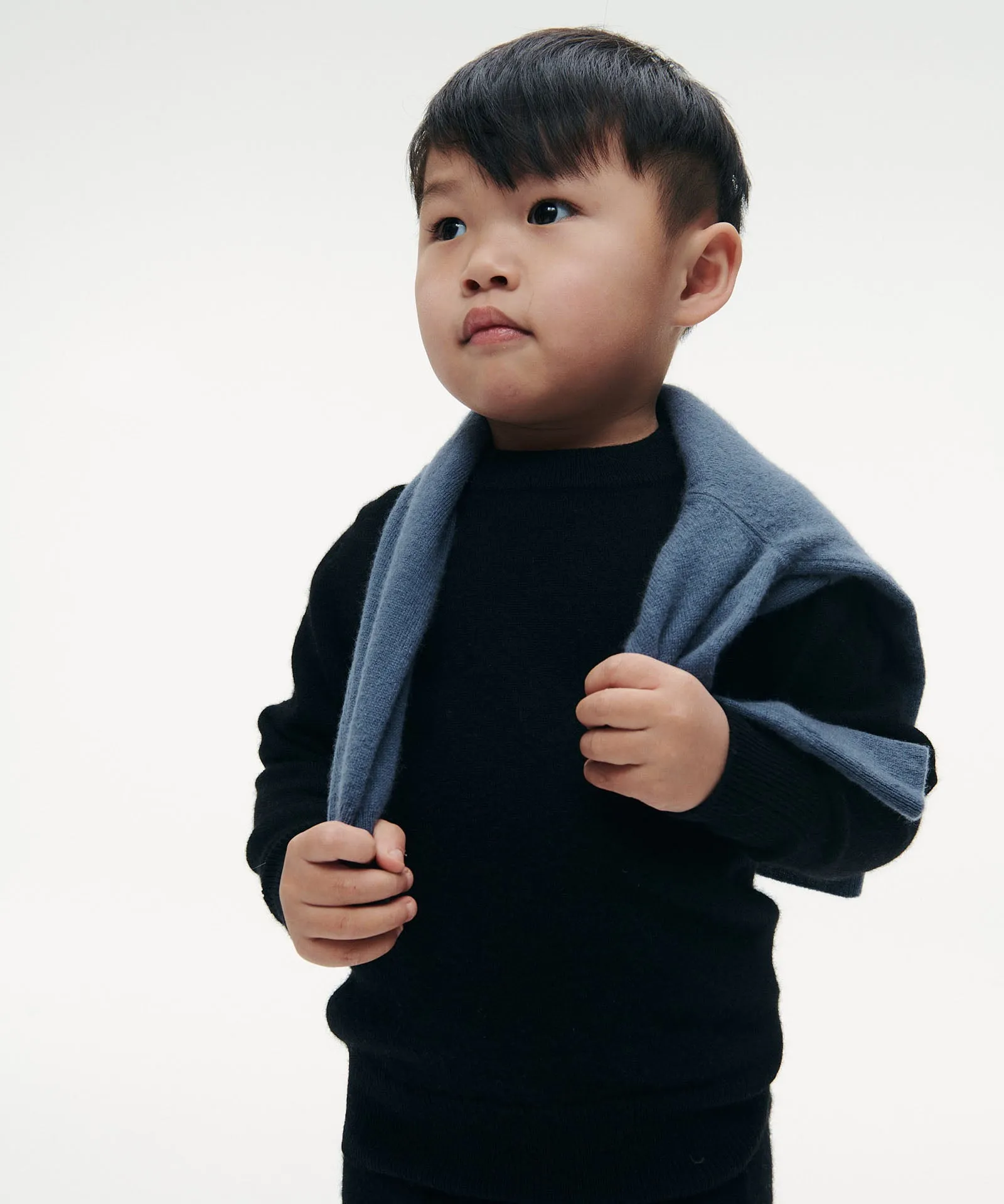 Kid's Signature Cashmere Crewneck Jogger Set