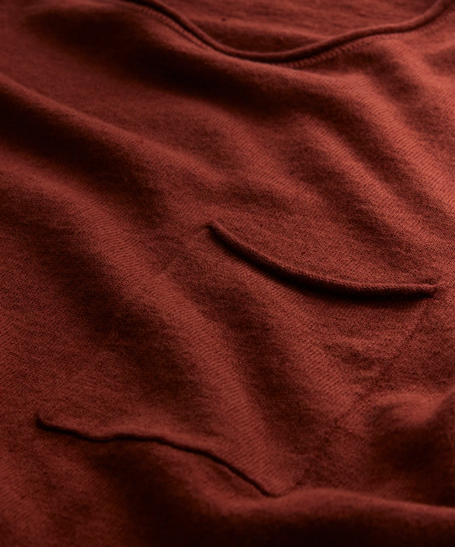 Linen Shore Sweater in Barn Red