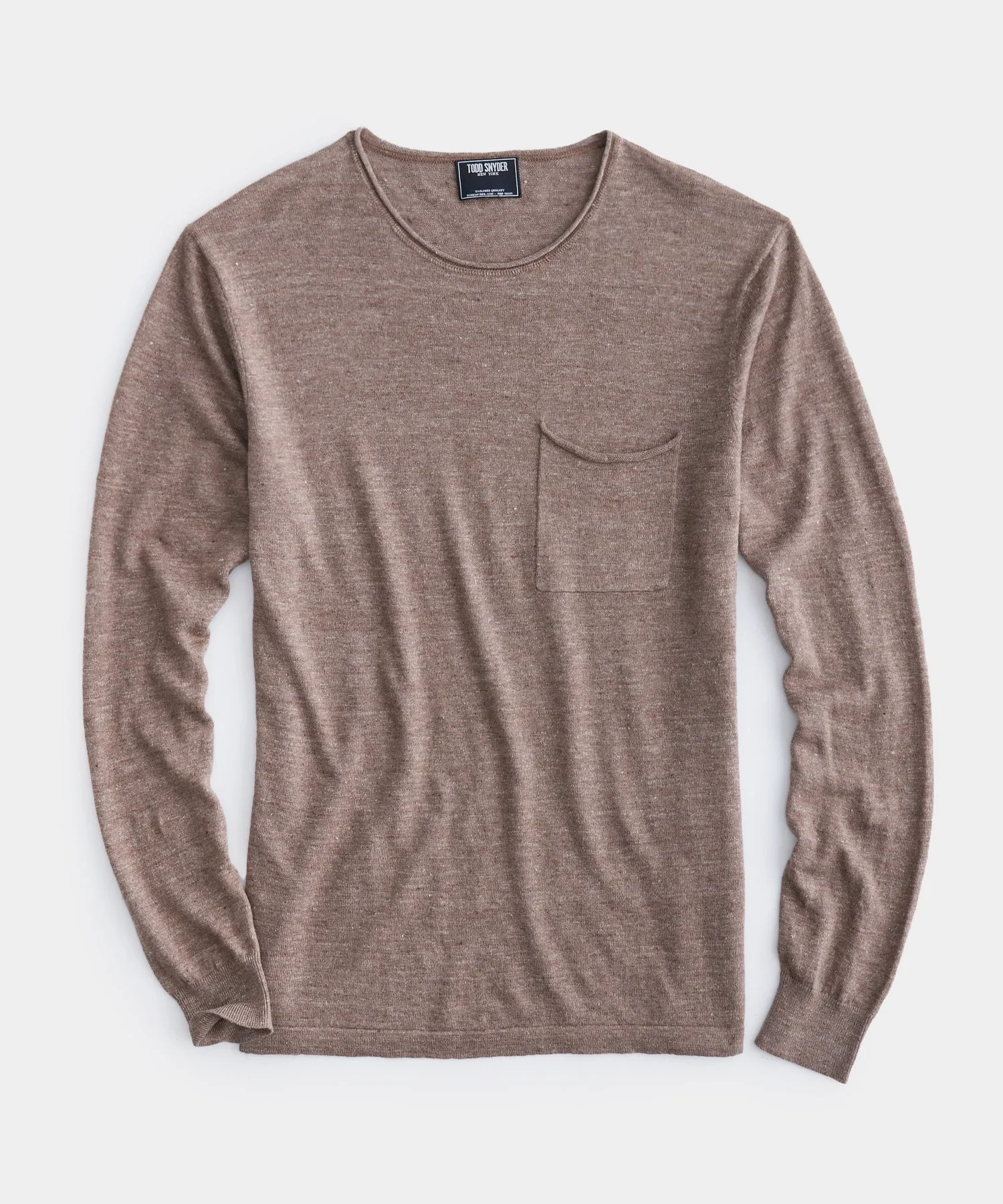 Linen Shore Sweater in Hopsack