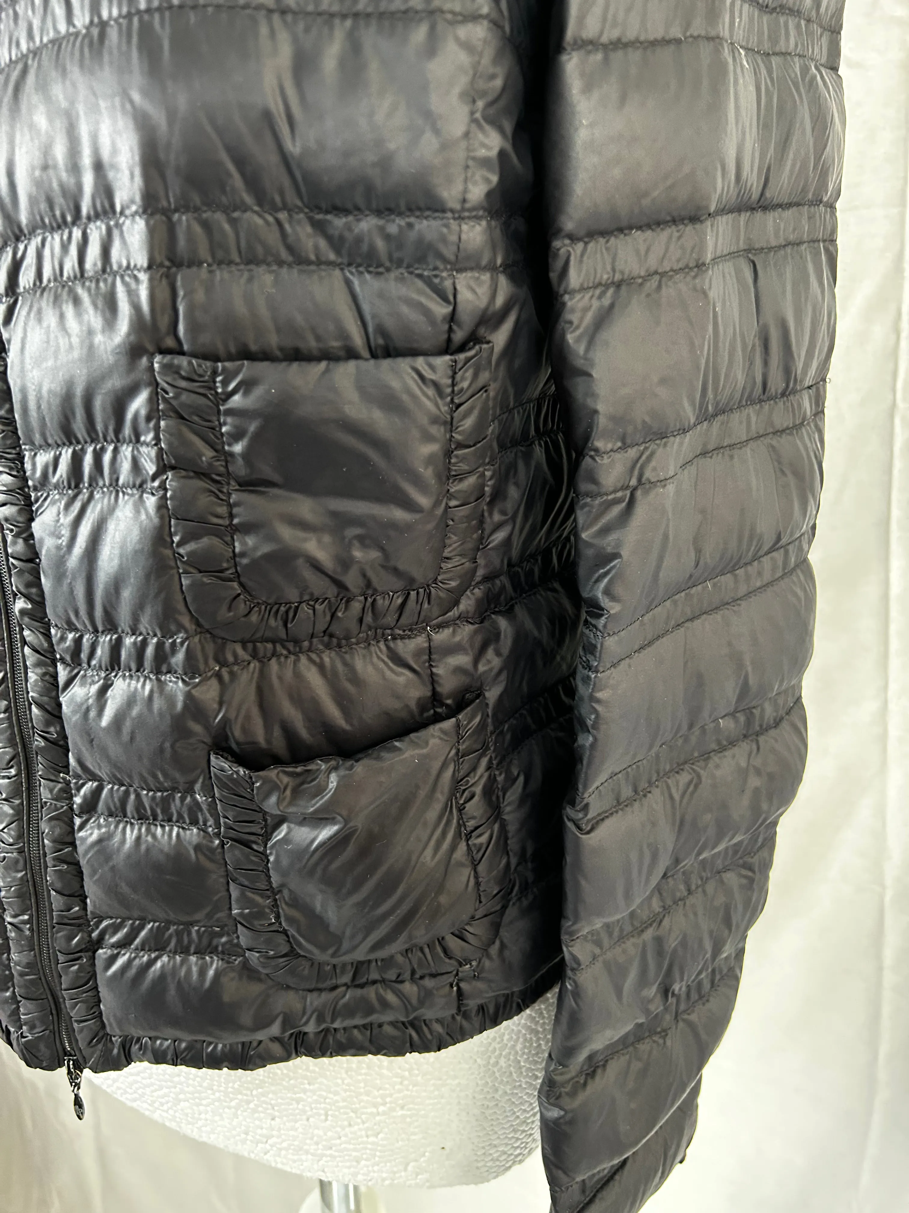 Moncler Black Short Padded Down Jacket S