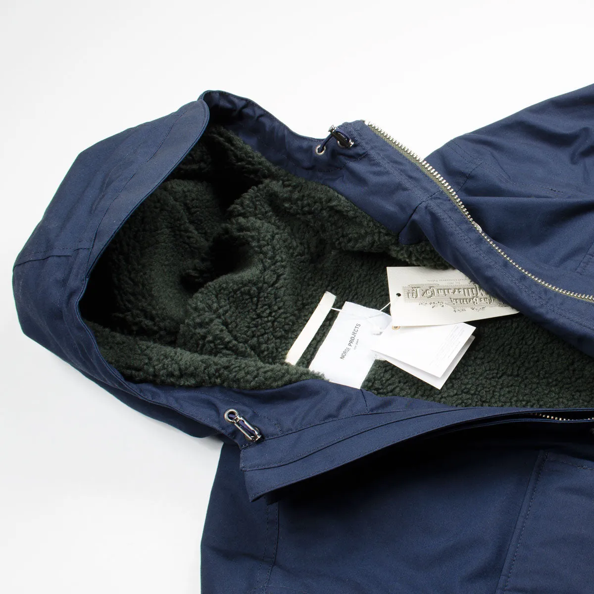 Norse Projects - Nunk Cambric Cotton Parka - Dark Navy