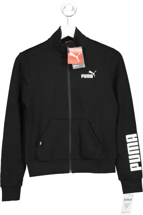 Puma Black Power Logo Women's Track Jacket UK XS