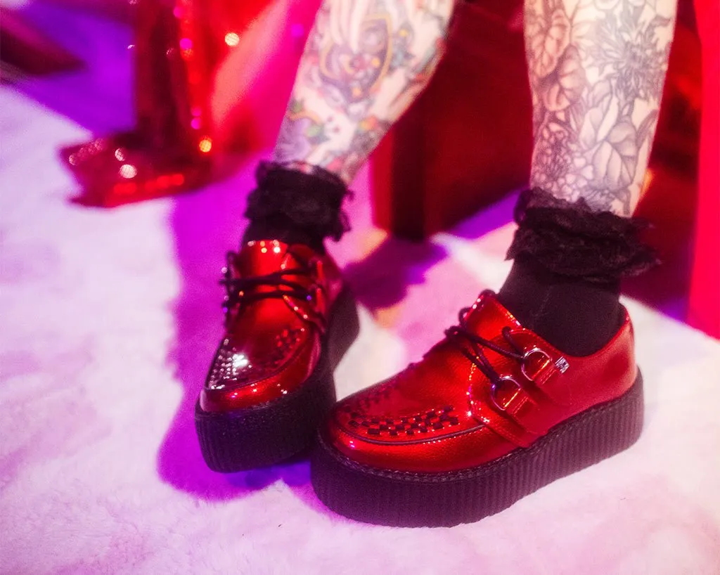 Red Patent Viva Mondo Creeper