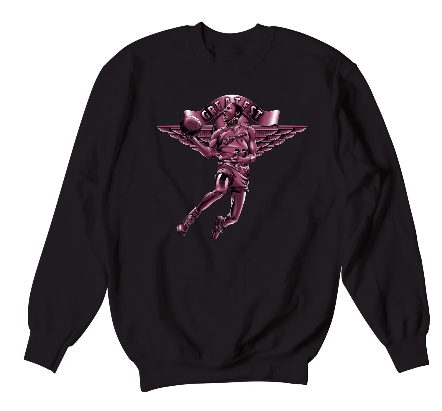 Retro 8 Burgundy Greatest Sweater