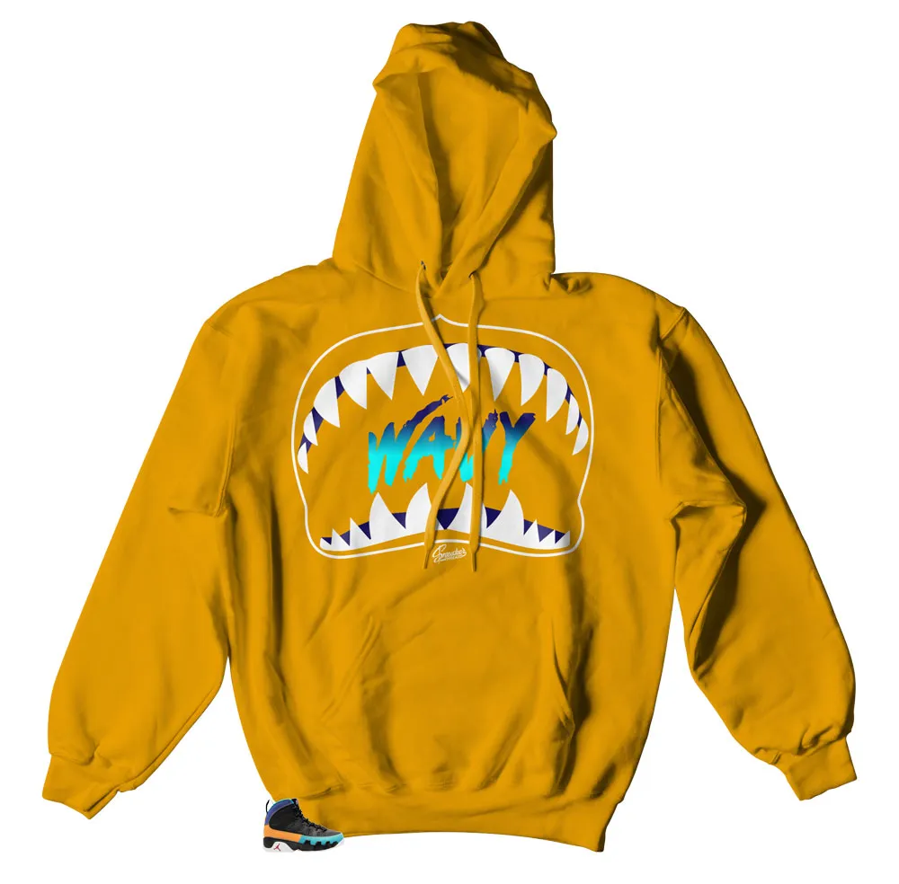 Retro 9 Dream It Hoody - Wavy - Gold