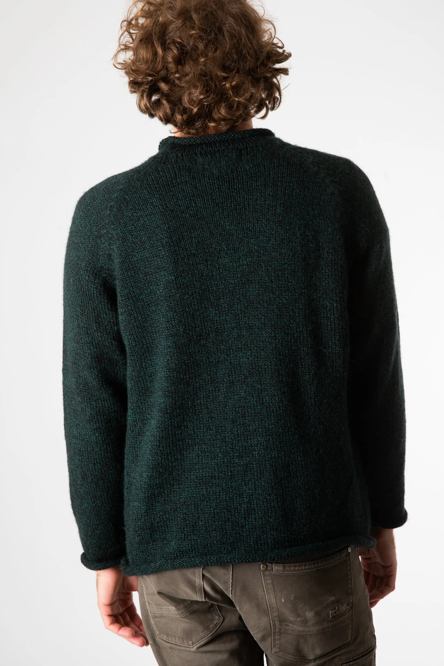 Roll Neck Alpaca Sweater