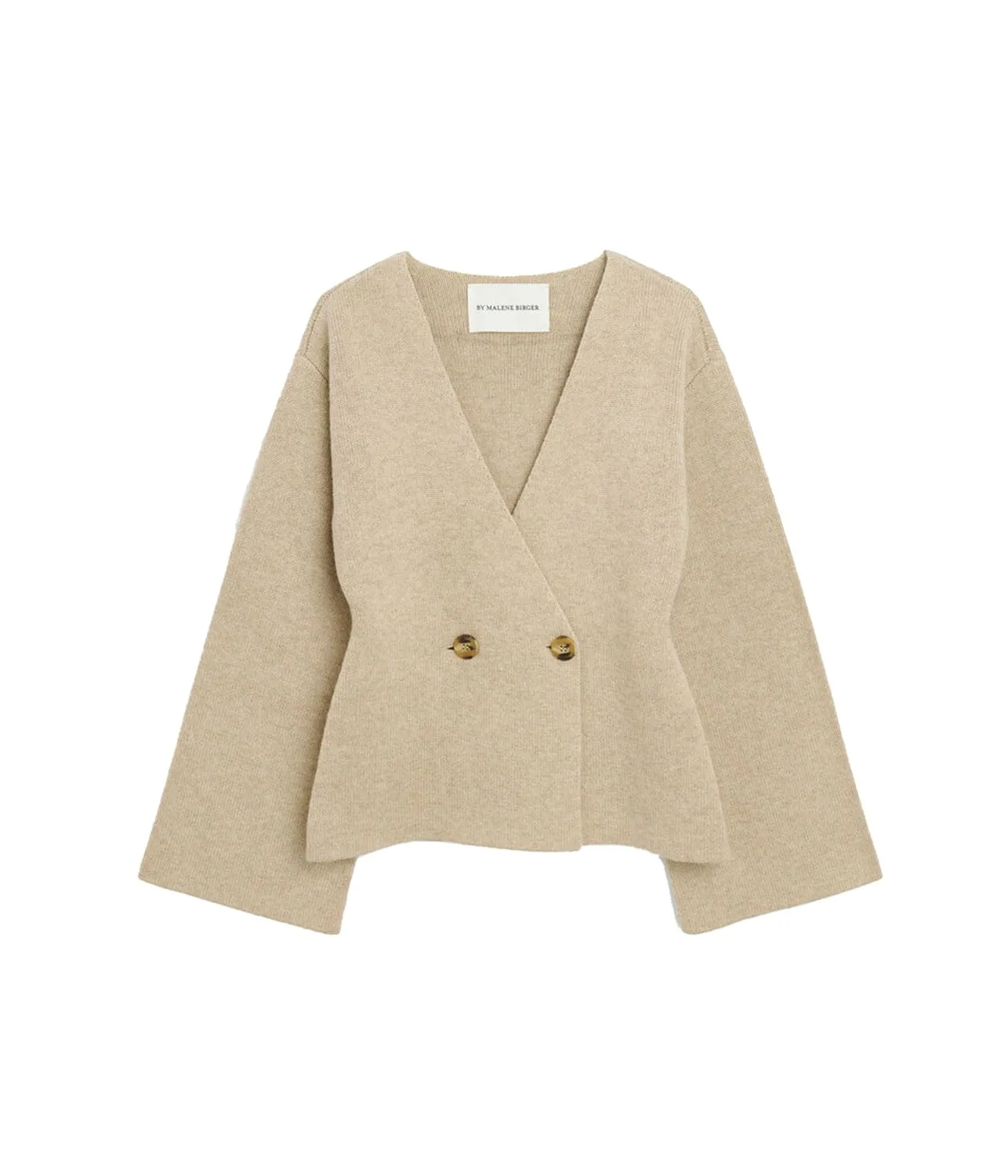 TINLEY CARDIGAN- TWILL BEIGE