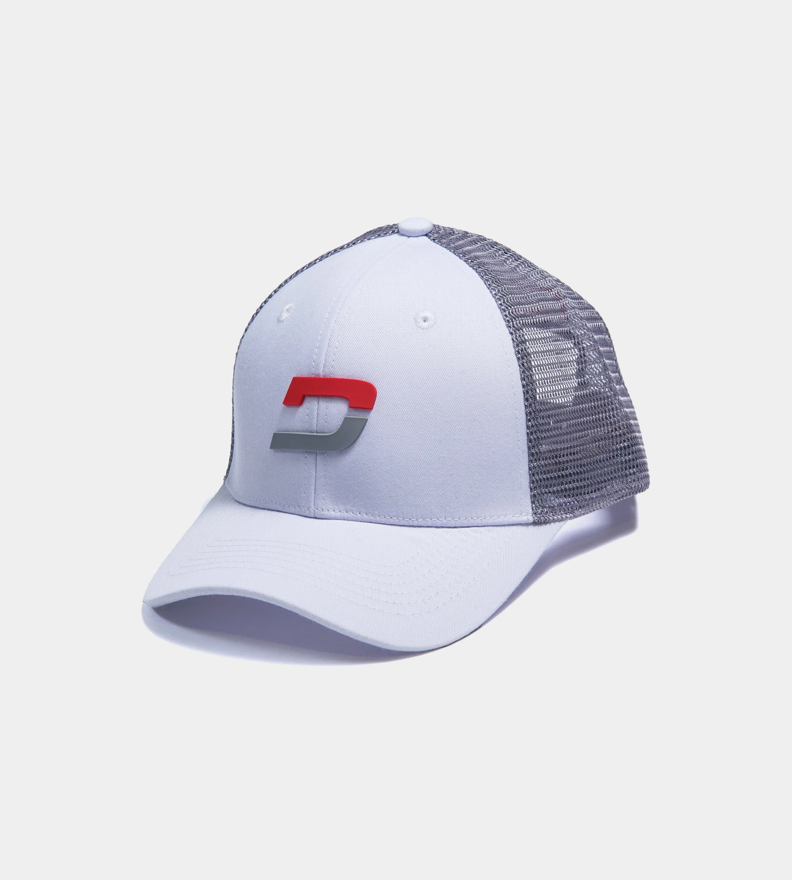 TOUR MESH CAP - WHITE / RED / GREY