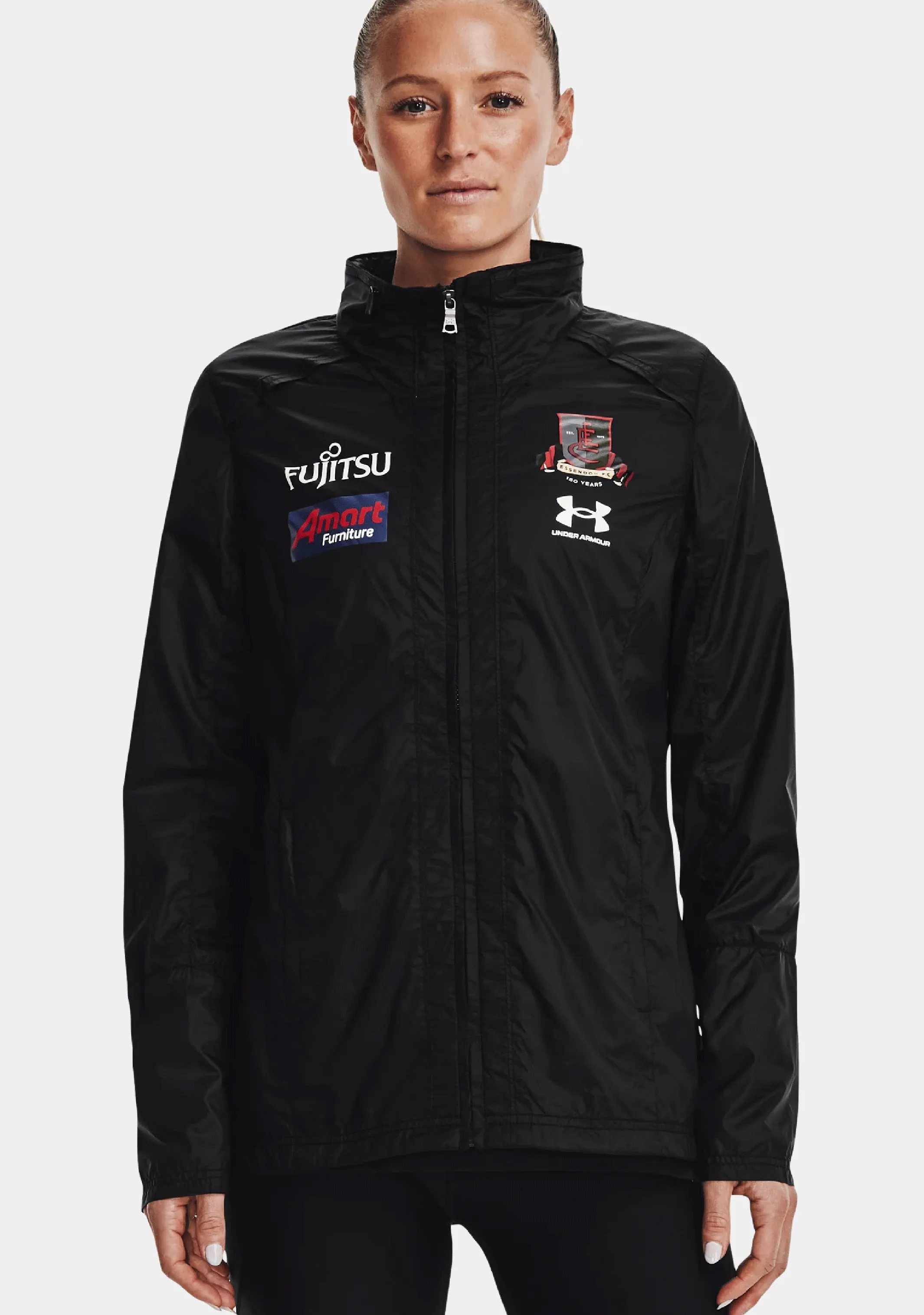 Under Armour Womens Essendon Training Shell Jacket <BR> 1374265 001