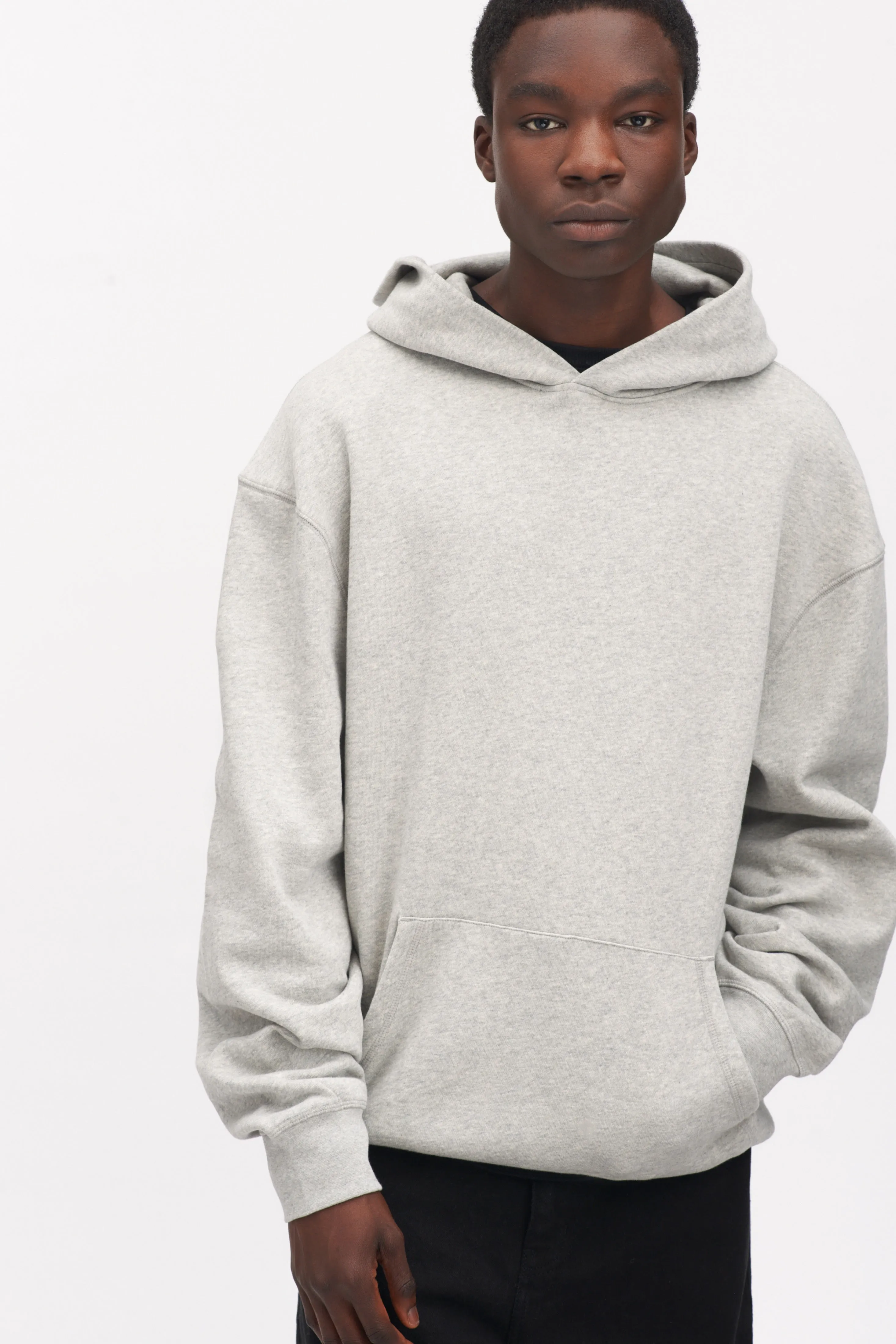 Unisex Essential Hoodie in Heather Grey