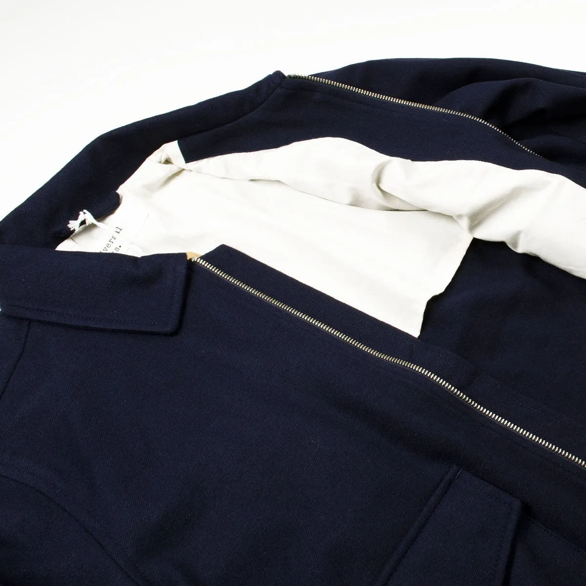 Universal Works - Battleman Jacket Twill Wool - Navy